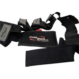 Fuel Belt Hydration Belt Running Black Pocket Adjustable Six Straps Size Small